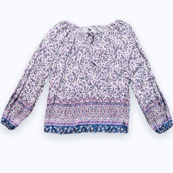 Lucky Brand Peasant Top Medium - Picture 2 of 8
